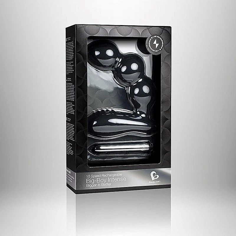 Premium Big Boy Intense Black by Rocks Off - Prostate Toys