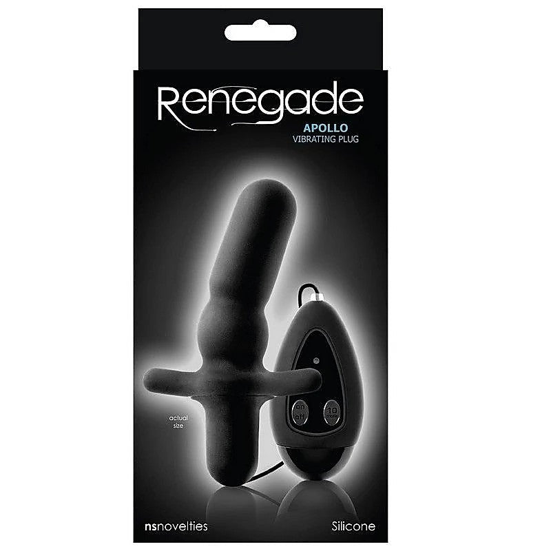 Renegade Apollo Vibrating Plug Black by NS Novelties - Anal Vibrators