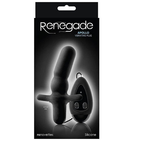 Renegade Apollo Vibrating Plug Black by NS Novelties - Anal Vibrators