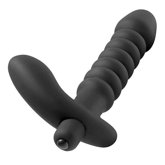 Prostatic Play Ribbed Silicone Prostate Vibe by XR Brands - Prostate Toys