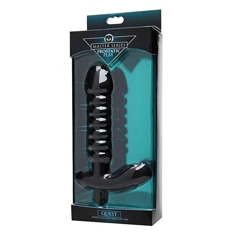 Prostatic Play Ribbed Silicone Prostate Vibe by XR Brands - Prostate Toys