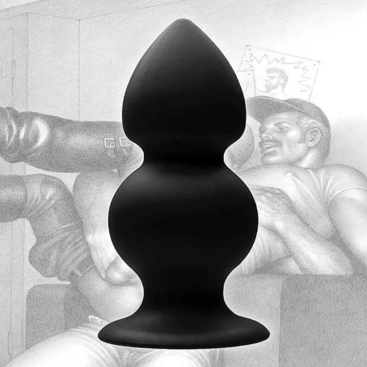 Black Silicone Suction Cup Anal Plug by XR Brands - Butt Plugs