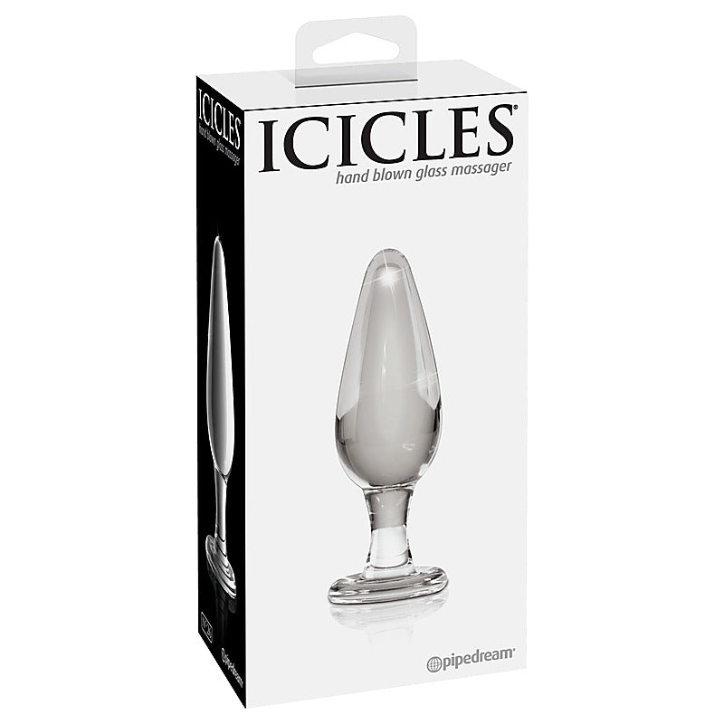 Icicles No. 26 Luxury Glass Anal Plug by Pipedream Products - Glass Sex Toys