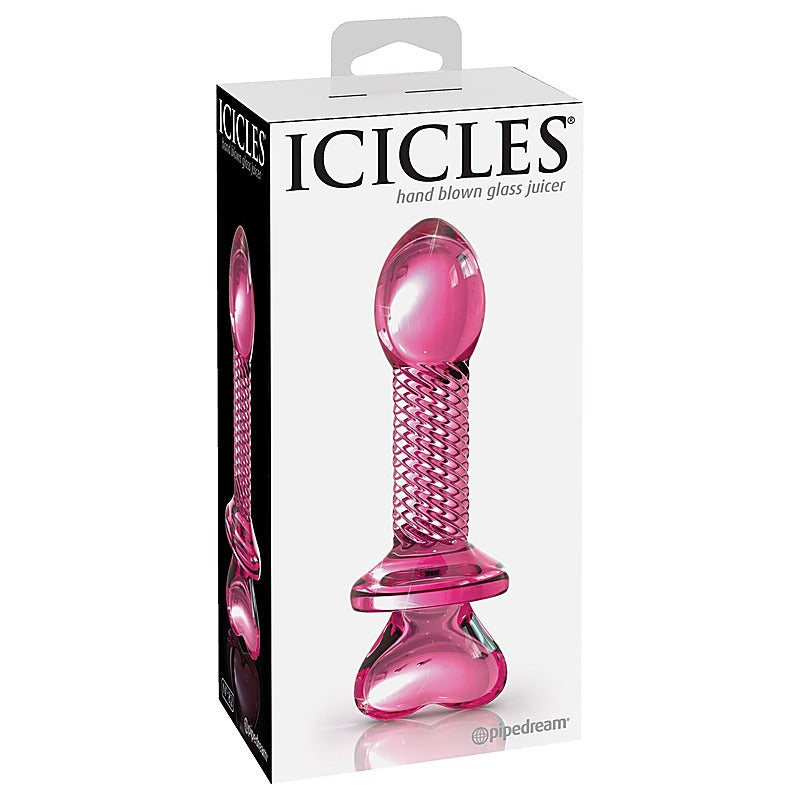 Icicles No. 82 Hand Blown Glass Anal Plug - Glass Sex Toys