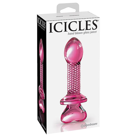 Icicles No. 82 Hand Blown Glass Anal Plug - Glass Sex Toys