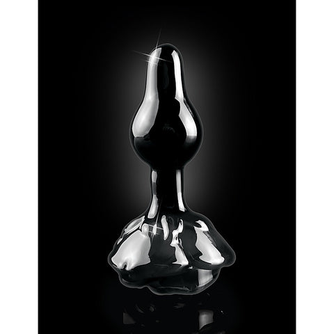 Icicles No. 77 Rose Shaped Glass Anal Plug by Pipedream - Glass Sex Toys