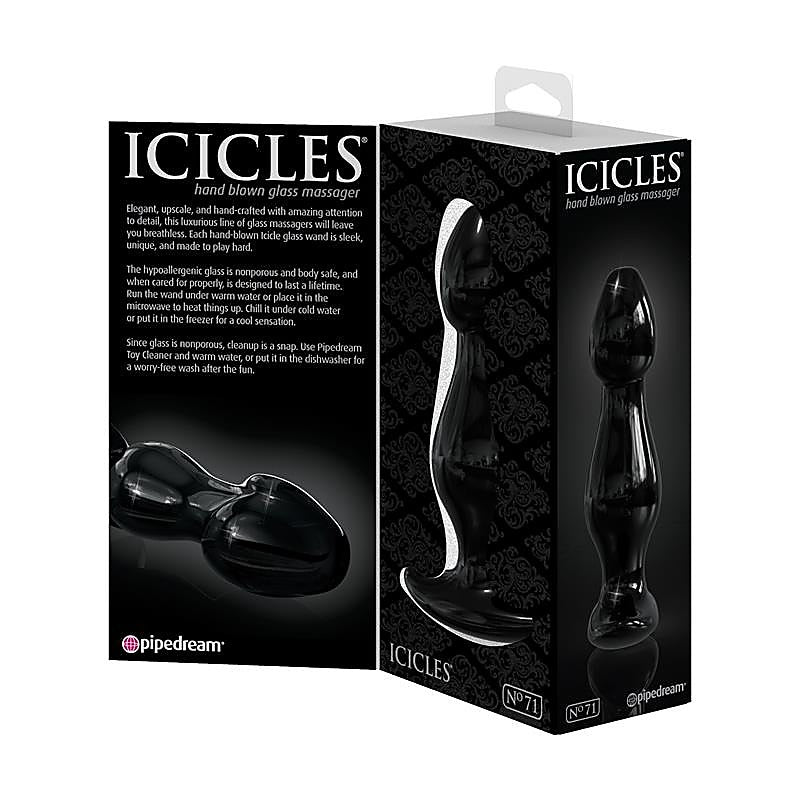 Icicles No. 71 Hand Blown Glass Butt Plug by Pipedream - Glass Sex Toys