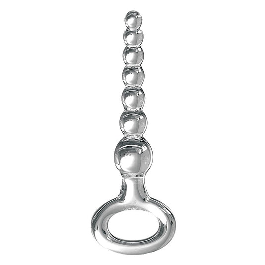 Icicles No 67 Glass Anal Beads Massager - Glass Sex Toys