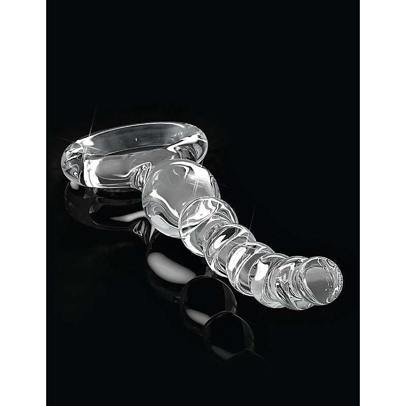Premium Icicles No 67 Glass Anal Beads Massager - Glass Sex Toys