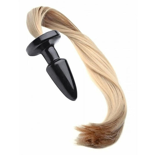 Blondie Pony Tail Butt Plug by XR Brands - Butt Plugs