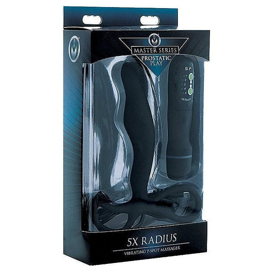 5X Radius Vibrating Silicone Prostate Massager - Prostate Toys