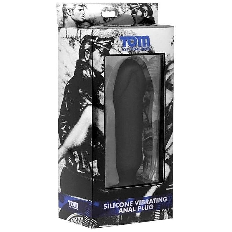 Tom of Finland Silicone Vibrating Anal Plug by XR Brands - Anal Vibrators
