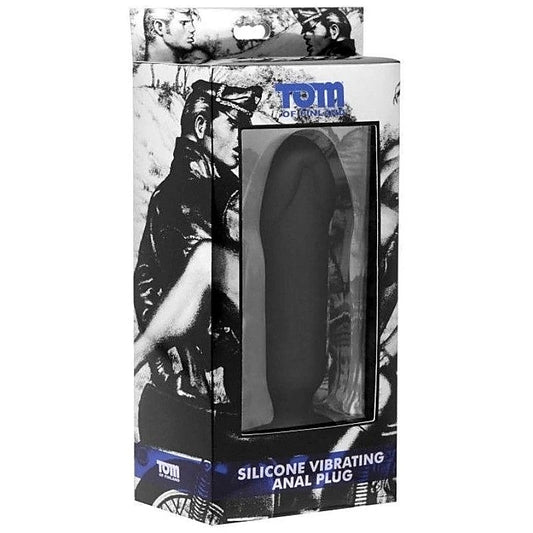 Tom Of Finland Vibrating Silicone Anal Plug by XR Brands - Anal Vibrators
