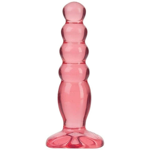 Crystal Jellies 5 Inch Anal Delight Pink by Doc Johnson - Butt Plugs