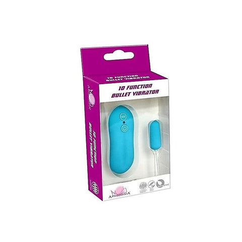 10 Function Vibrating Bullet by Aphrodisia - Anal Dildos