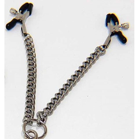 BDStyle Welled Up Nipple Clamps & Cock Ring with Steel Construction - Breast and Nipple Toys