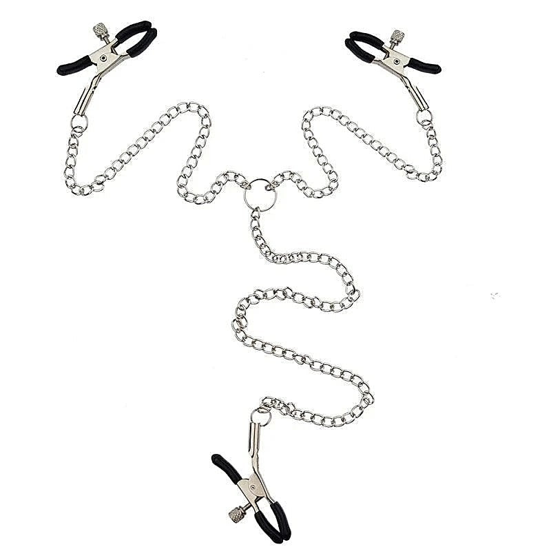 Premium Twisted Nipple & Clit Clamps by BDStyle - Butt Plugs