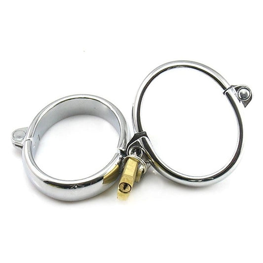 Lock Up Steel Bondage Cuffs by BDStyle - Cuffs and Restraints