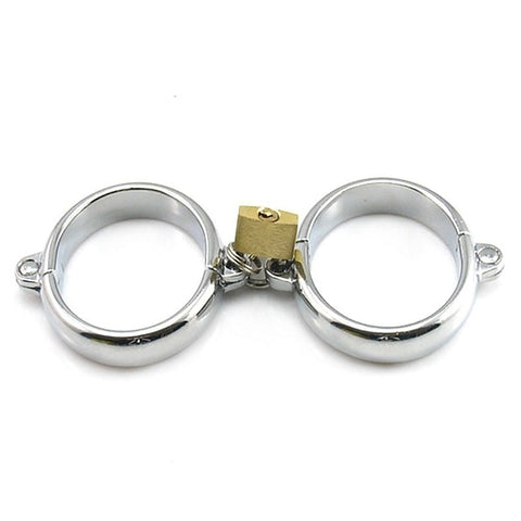 Lock Up Steel Cuffs by BDStyle - Cuffs and Restraints