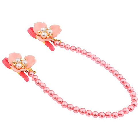 BDStyle Naughty Nasty Nipple Clamps with Pearl Adjustable Tension - Breast and Nipple Toys