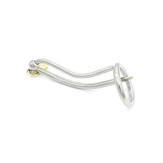 Double Time Cock Plug Chastity Device by BDStyle - Male Chastity