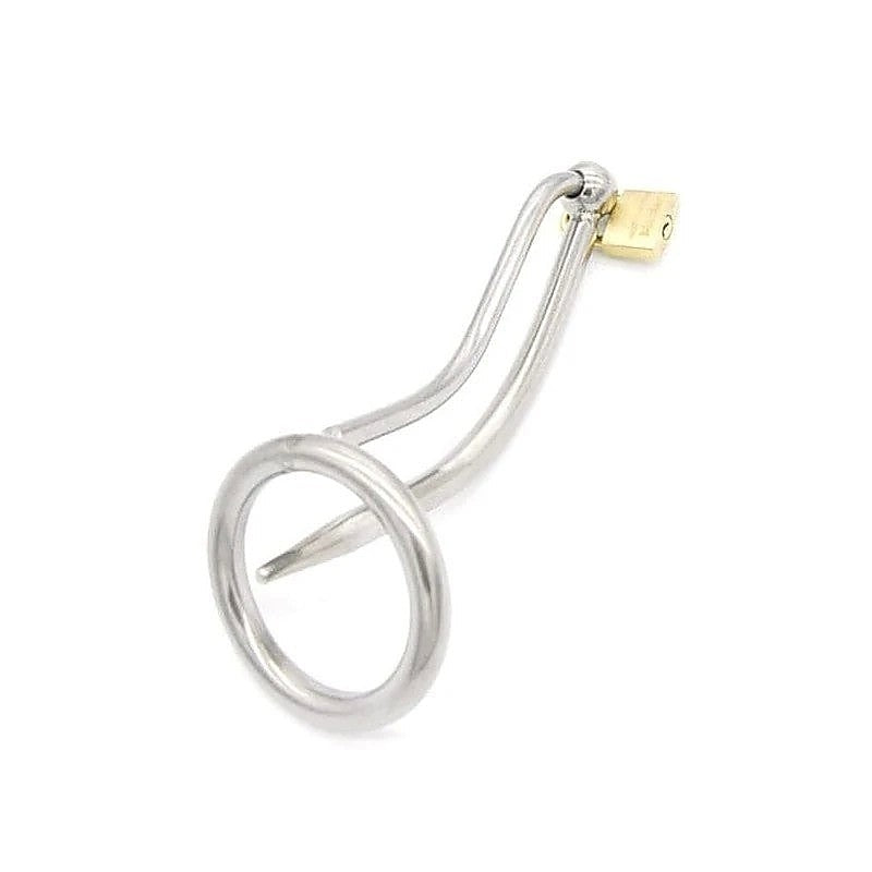 Double Time Cock Plug Chastity Device by BDStyle - Male Chastity