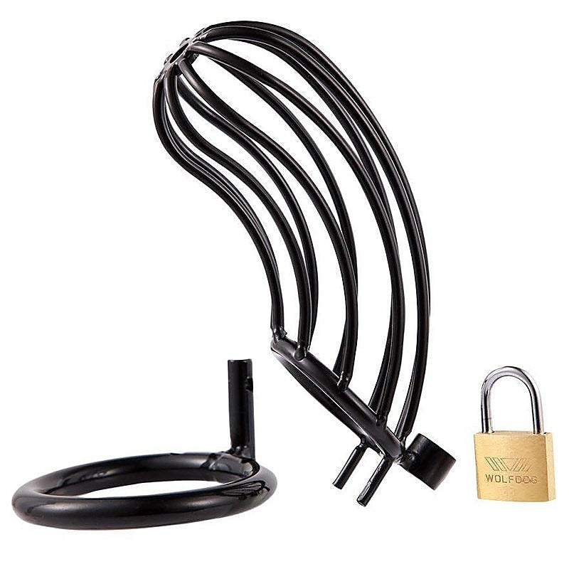 Premium Caged Tiger Chastity Device by BDStyle - Male Chastity