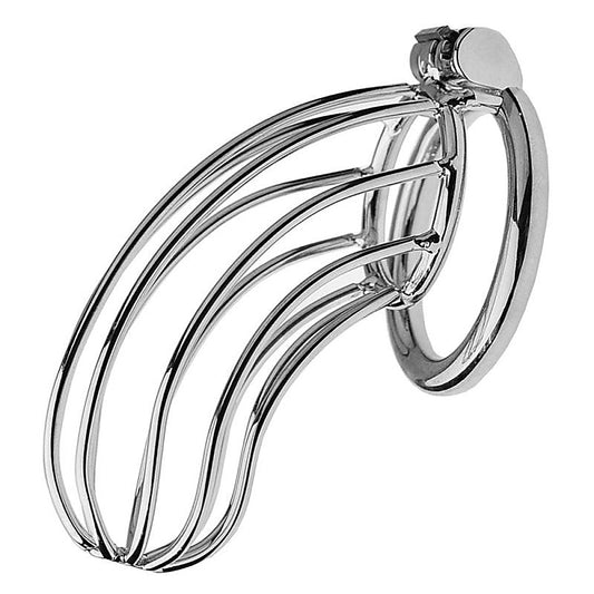 Caged Tiger Stainless Steel Chastity Device by BDStyle - Male Chastity