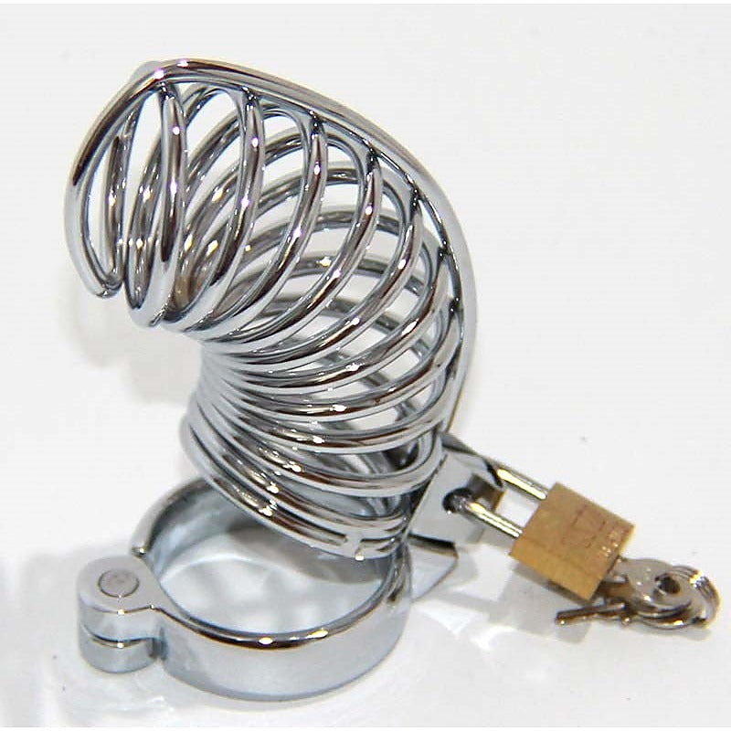 Premium Twisted Male Chastity Device by BDStyle - Male Chastity
