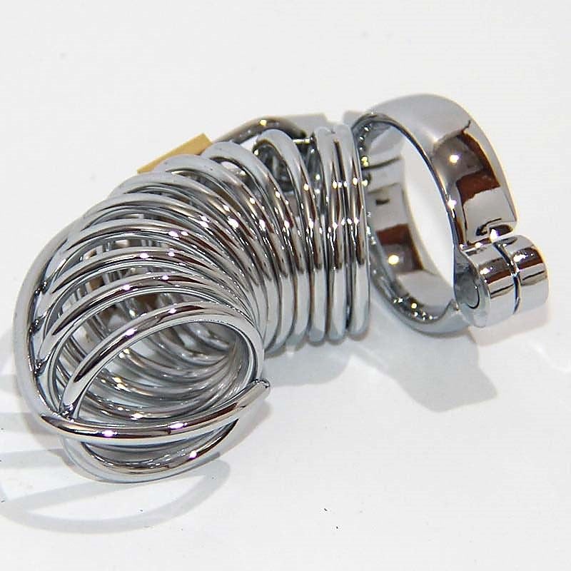 Premium Twisted Male Chastity Device by BDStyle - Male Chastity