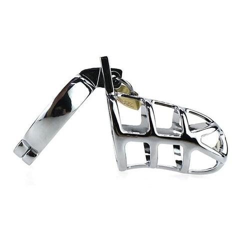 Professional-Grade Steel Cock Cage by BDStyle - Ball and Cock Toys