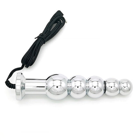 Bipolar Metal Electric Shock Butt Plug by BDStyle - Electro Sex