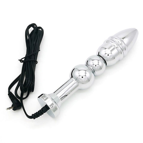 Bipolar Electro-Stimulation Butt Plug by BDStyle - Electro Sex