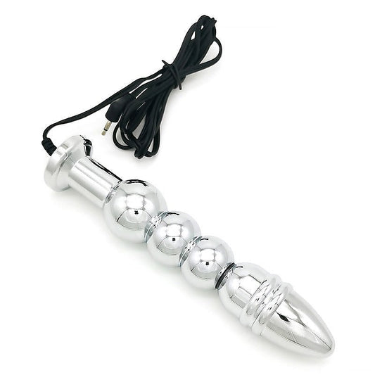 Bipolar Metal Electric Shock Butt Plug - R by BDStyle - Electro Sex