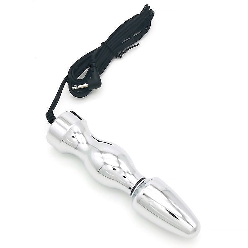 Bipolar Metal Electric Shock Butt Plug by BDStyle - Electro Sex