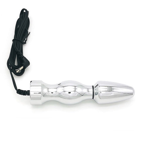 Bipolar Metal Electric Shock Butt Plug by BDStyle - Electro Sex