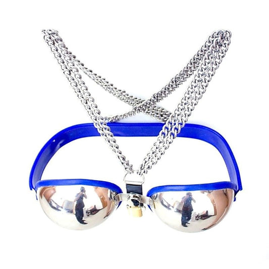 Female Stainless Steel Bra Chastity Device by BDStyle - Male Chastity