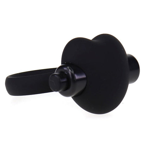 Heart Silicone Vibration Cock Ring by BDStyle - Cock Rings