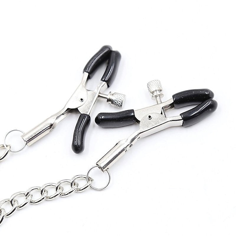 BDStyle Thrilling Pleasure Duo Spider Mouth Gags and Nipple Clamps Set - Breast and Nipple Toys
