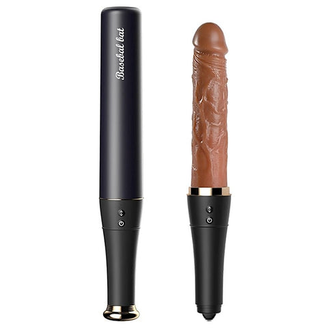 Rechargeable Thrusting Baseball Bat Dildo by BDStyle - Realistic Dildos