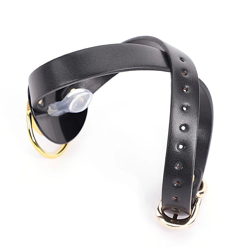 Pacifier Mouth Gag With Nipple Clamp Clip by BDStyle - Breast and Nipple Toys