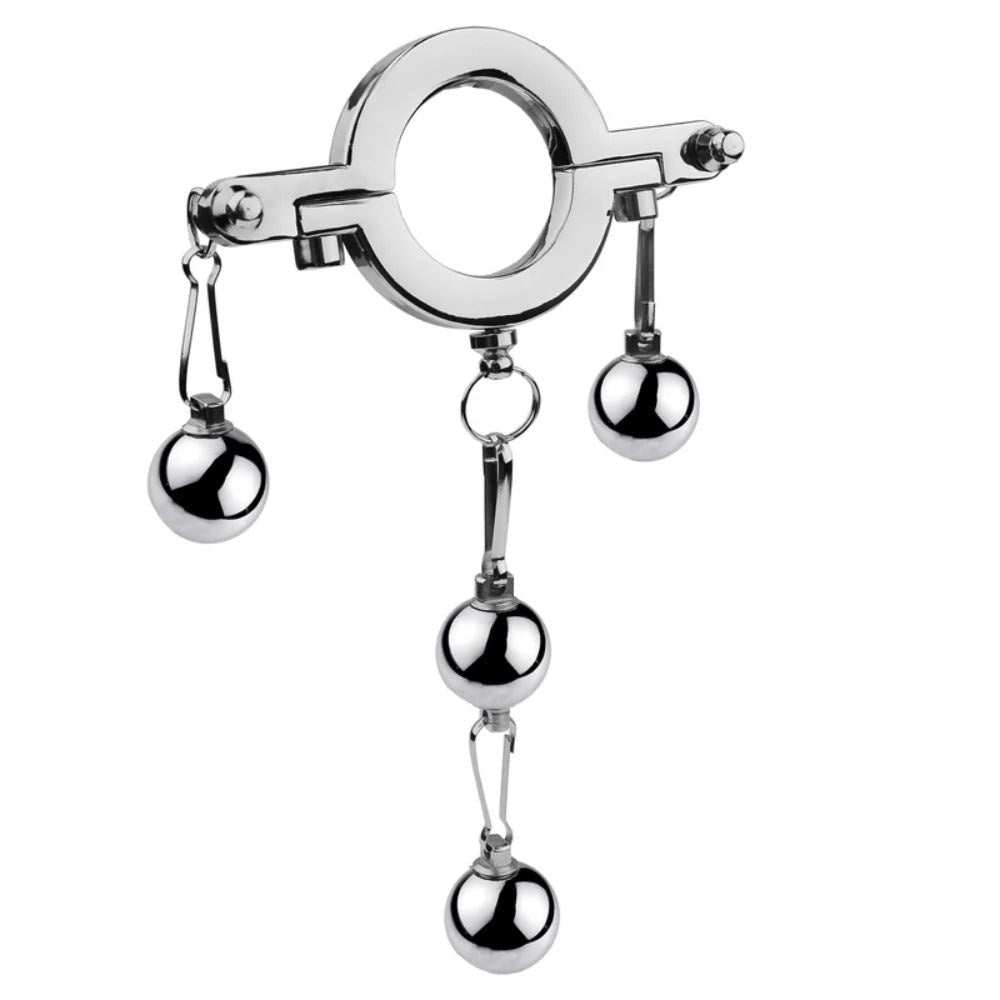BDStyle Stainless Steel Pleasure Enhancers - Adjustable Sizes for Personalized Comfort - - Steel Sex Toys