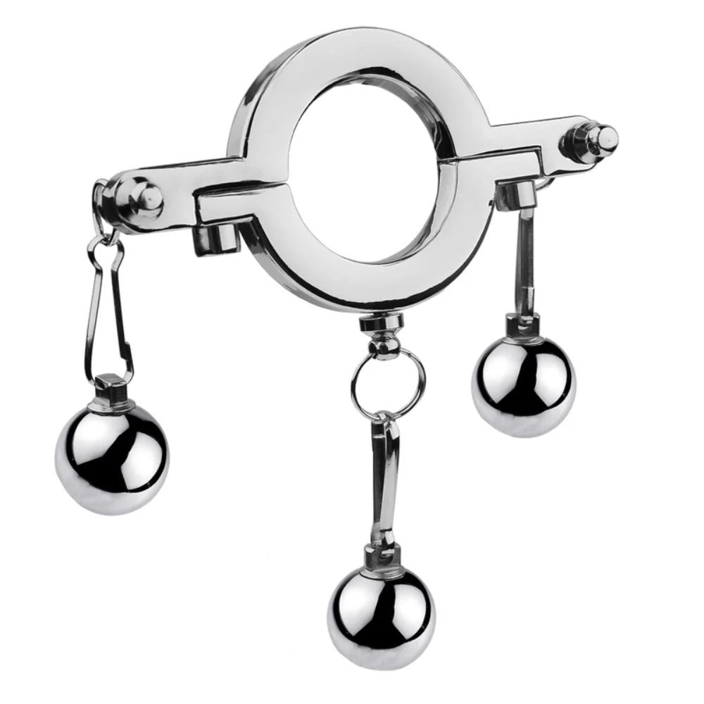 BDStyle Stainless Steel Pleasure Enhancers - Adjustable Sizes for Personalized Comfort - - Steel Sex Toys