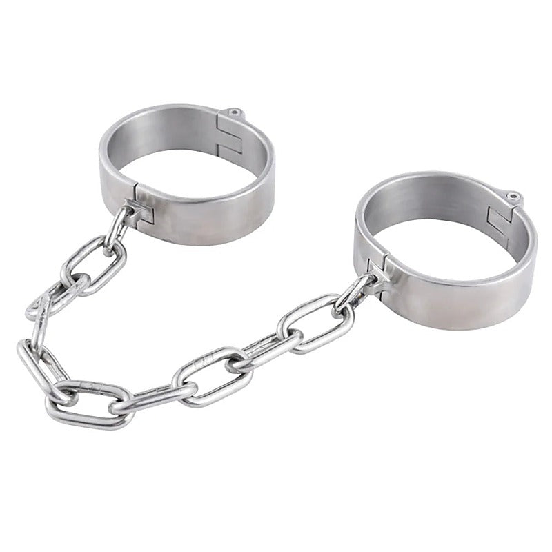 Stainless Steel Restraint Cuffs by BDStyle - Steel Sex Toys