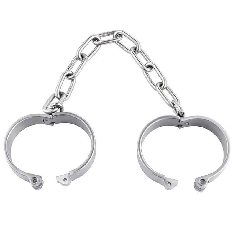 Stainless Steel Restraint Cuffs by BDStyle - Steel Sex Toys