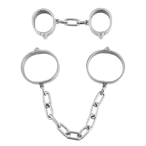Allen Key 3 Cm Height Cuffs Male Ankle Cuffs by BDStyle - Steel Sex Toys