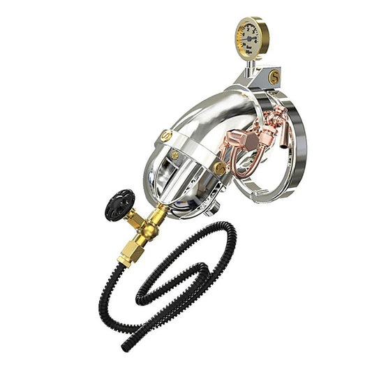 Victorian-Inspired Stainless Steel Chastity Cage by BDStyle - Male Chastity