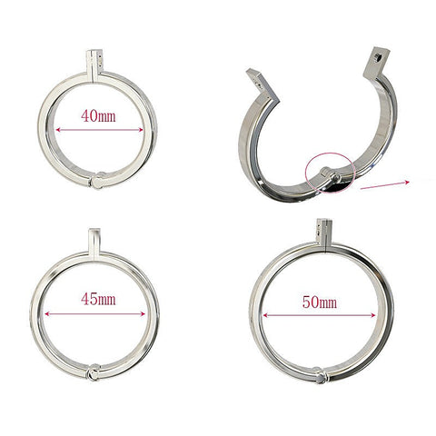 Victorian-Inspired Stainless Steel Chastity Cage by BDStyle - Male Chastity