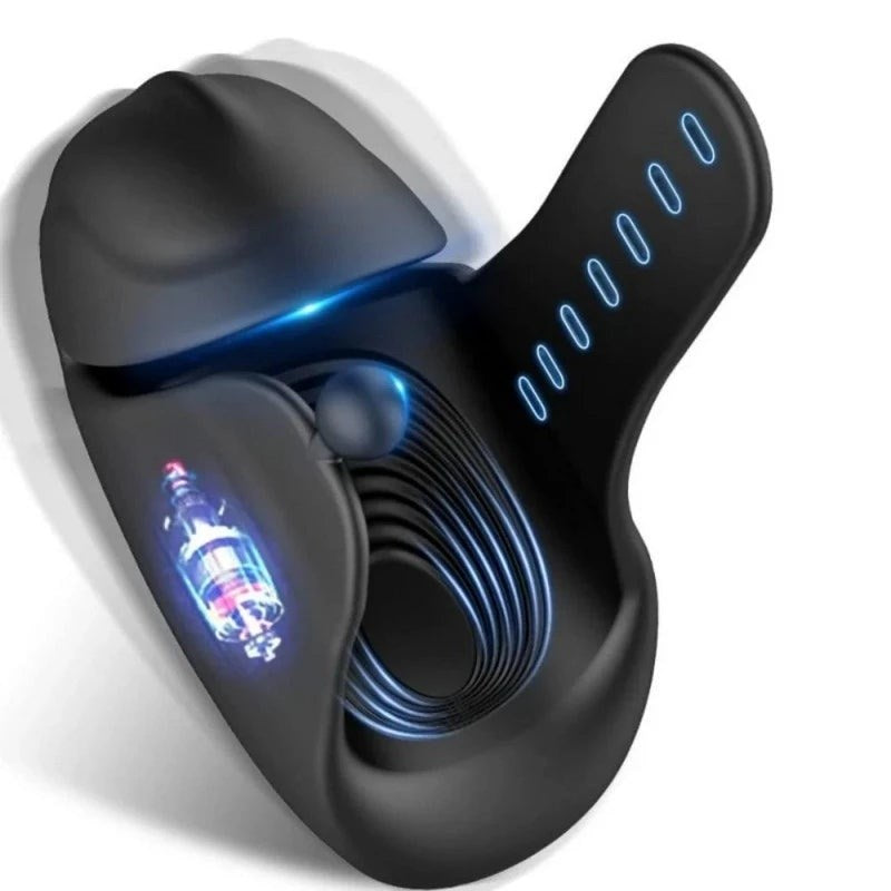 BDStyle Bobby Adjustable Ejaculation Trainer Male Masturbator Cock Ring - - Masturbators and Strokers