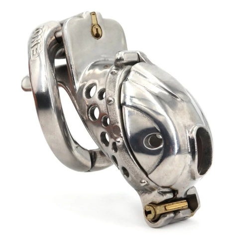 BDStyle Kidding Zone Double Key Bird Mens Cock Cage with Double Key - Male Chastity